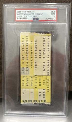 Biglietto elvis presley stub - biglietto,