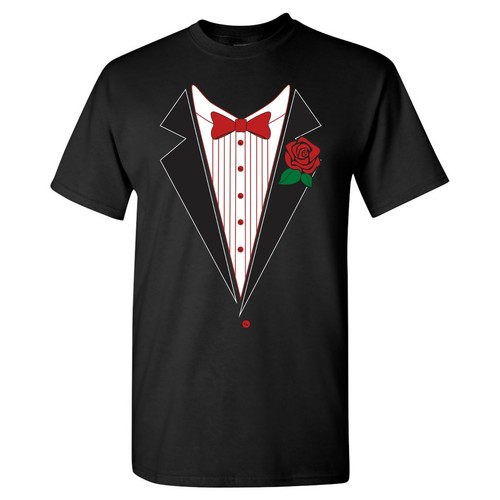 Tuxedo con rosa - rosa, maglietta