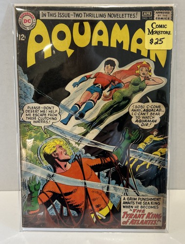 1964 aquaman dc comics - dc,