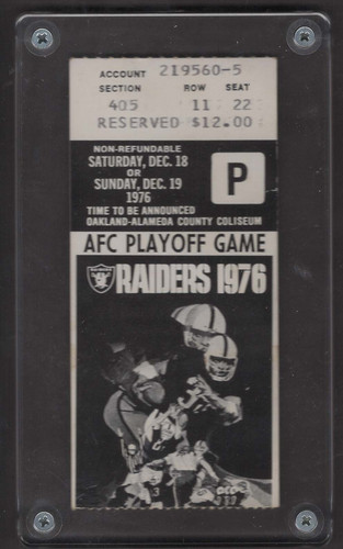 Biglietto oakland raiders - biglietto, v